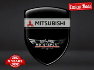 Mitsubishi Autocollants Fenêtre Sport Personnalisables Solides